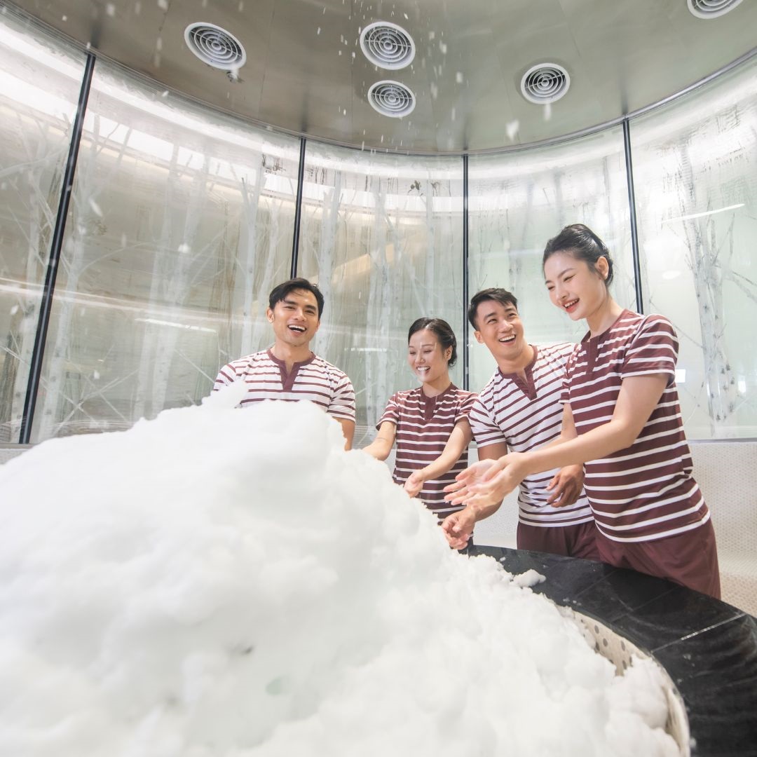 Phòng xông hơi băng tuyết tại Aquafield Nha Trang