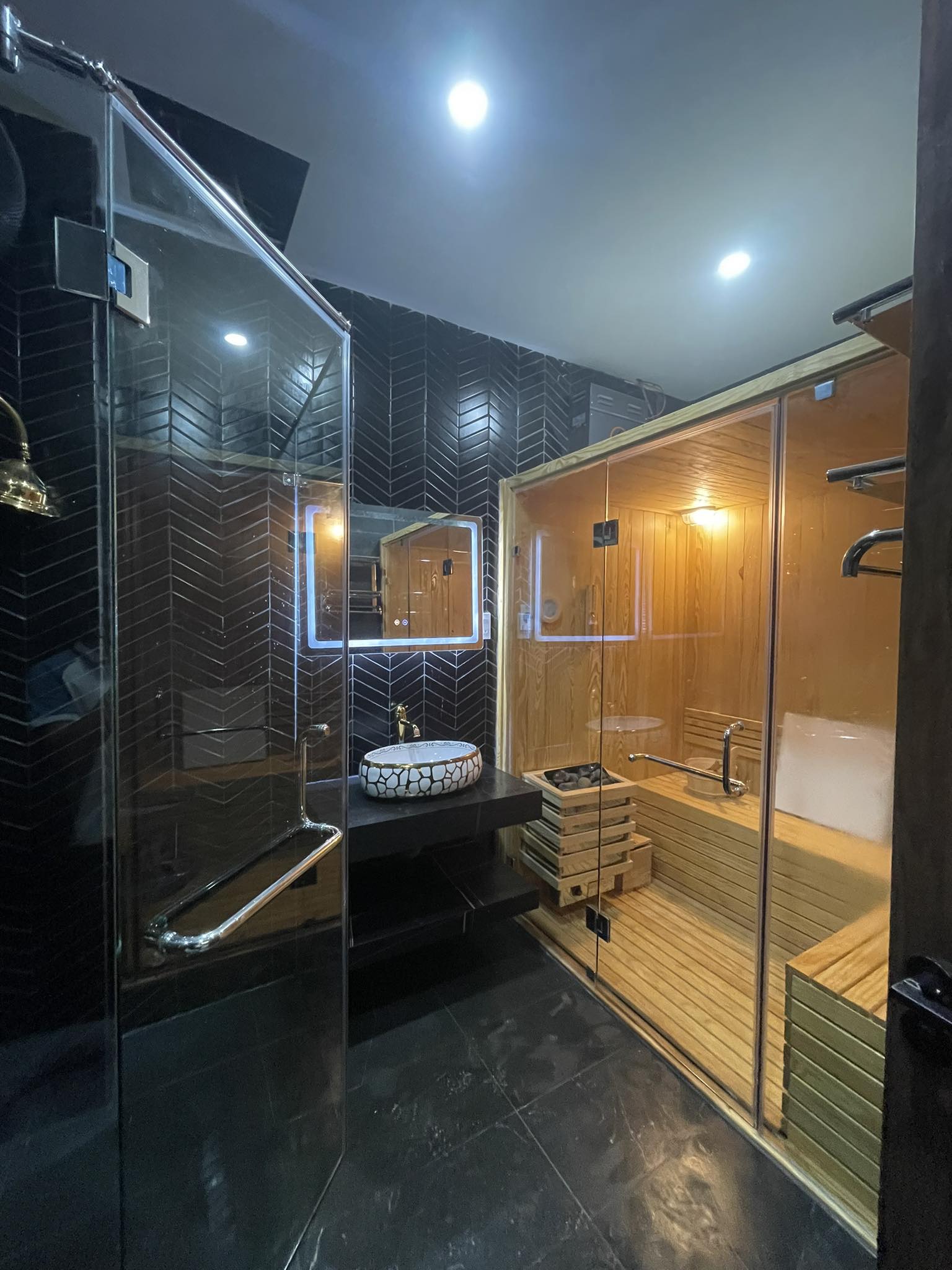 Phòng tắm xông hơi gia đình Phòng xông tại nhà giúp tiết kiệm thời gian
