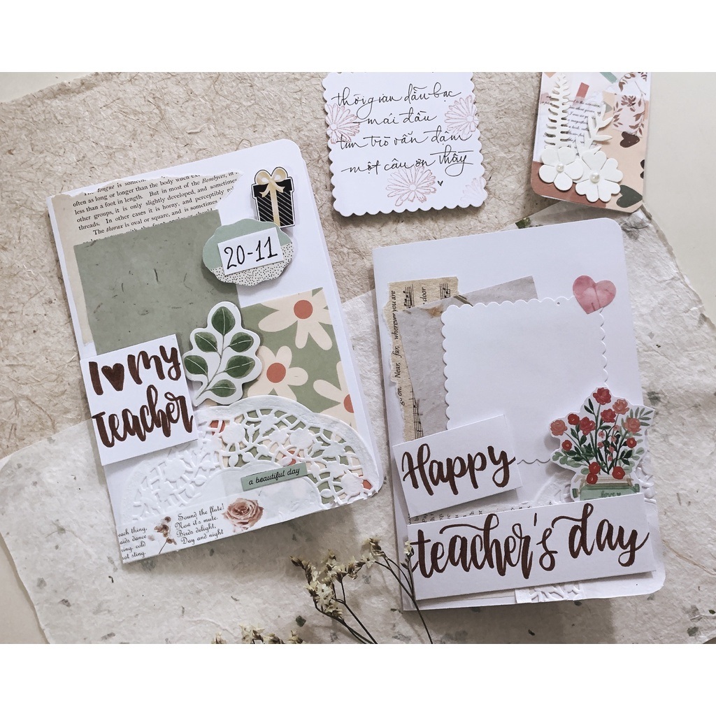 quà 20/11 tặng thầy Thể hiện sự tâm huyết, trân trọng qua từng nét chữ trên thiệp