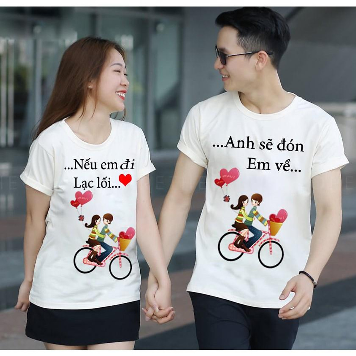 Áo đôi dễ thương cho các cặp đôi 