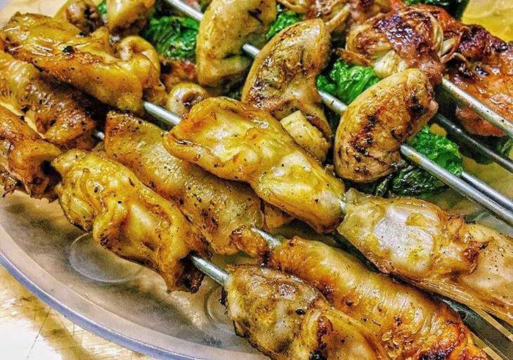 quán ăn ngon Quy Nhơn Lòng heo nướng nghệ