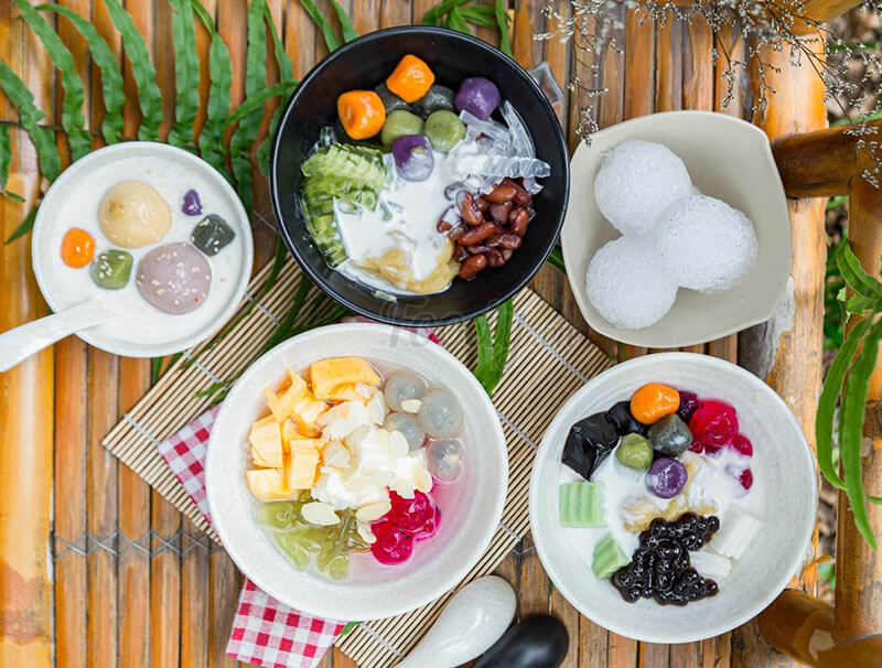 quán ăn ngon Quy Nhơn Một số món chè ngon tại quán Nhớ