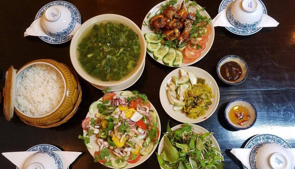 quán ăn ngon Quy Nhơn Thức ăn tại nhà hàng Mậu Quy Nhơn