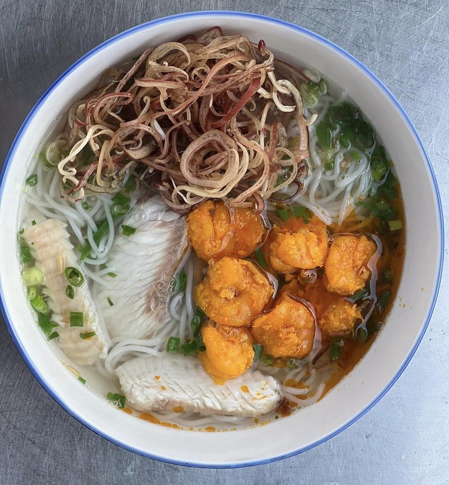 quán ăn ngon Rạch Giá Tô bún cá lóc thơm ngon