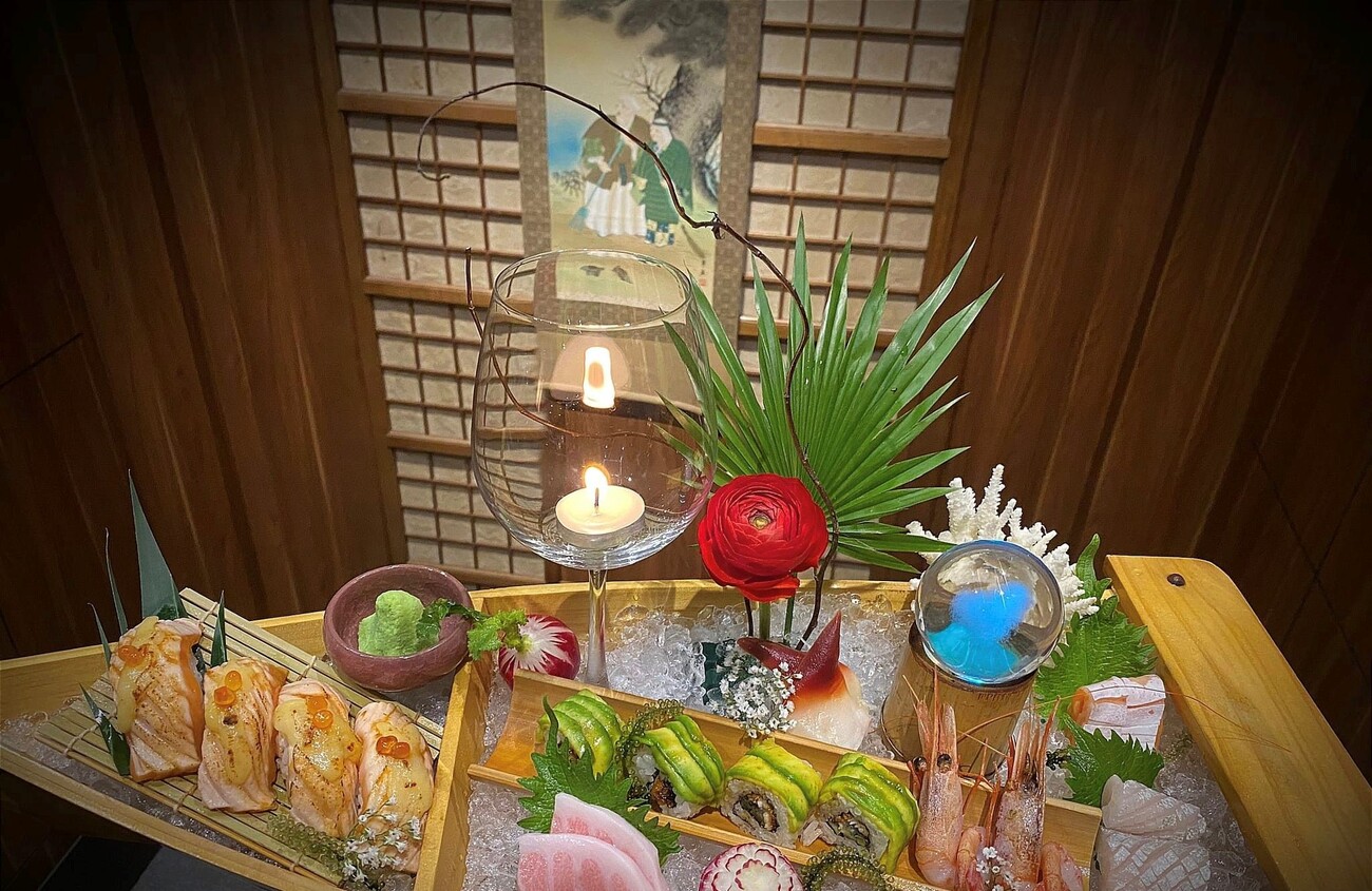 quán ăn Nhật ở Hà Nội Set đồ ăn Nhật Bản tại Ganeya Japanese Restaurant