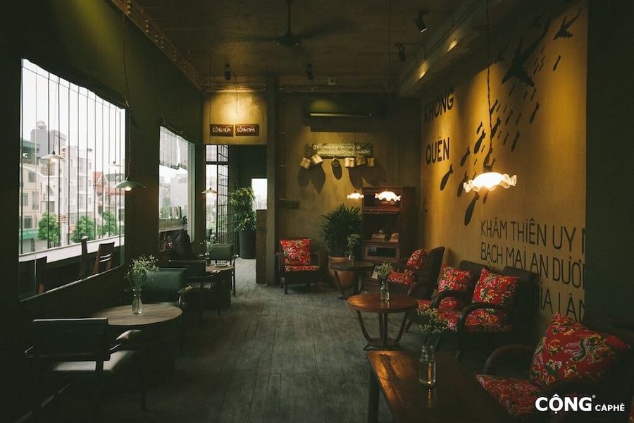 Quán cafe Long Biên Cộng - điểm check in dành cho những tín đồ cafe Hà Nội