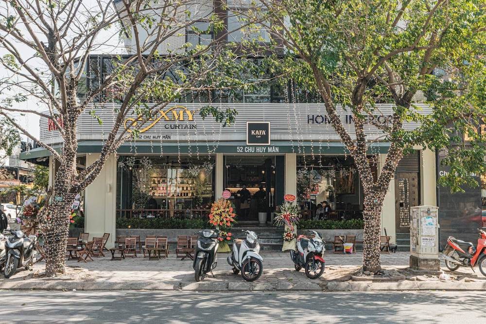 Kafa Café - quán cafe Long Biên mang phong cách vỉa hè