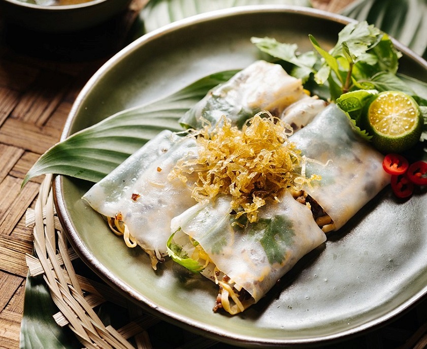 Quán chay Hà Nội Những món chay thanh đạm được trang trí bắt mắt tại quán chay Hà Nội Sadhu