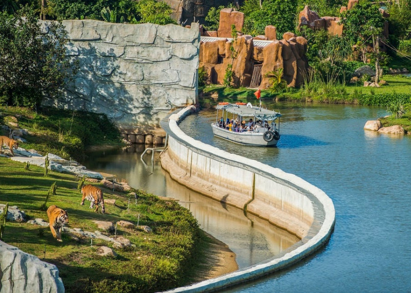 quán cơm ngon Đà Nẵng Du khách được tận mắt quan sát cuộc sống của các loài động vật quý hiếm tại River Safari Nam Hội An