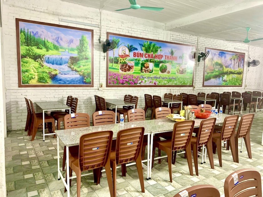 bún chả nướng Hà Tĩnh Quán Hợp Thành địa chỉ ăn bún nướng Hà Tĩnh ngon