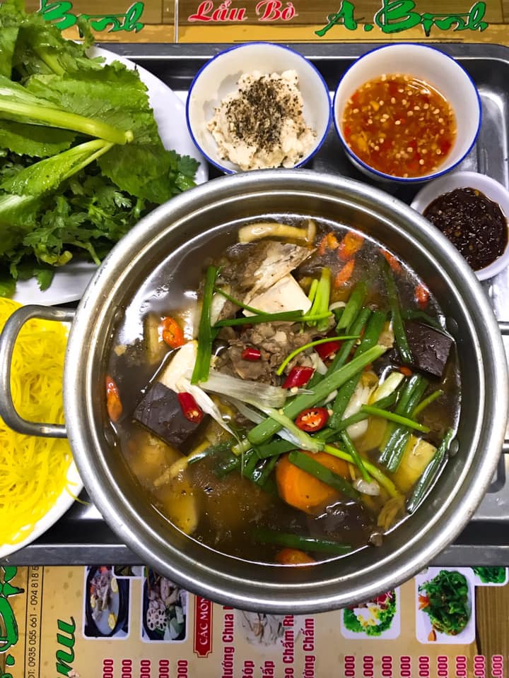 quán lẩu ngon ở Huế Lẩu bò Huế sẽ mang đến cho bạn trải nghiệm khó quên