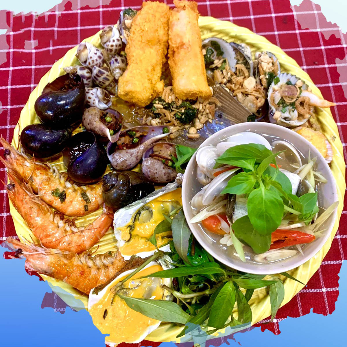 Ốc Mập là thiên đường ốc với nhiều loại ốc tươi ngon