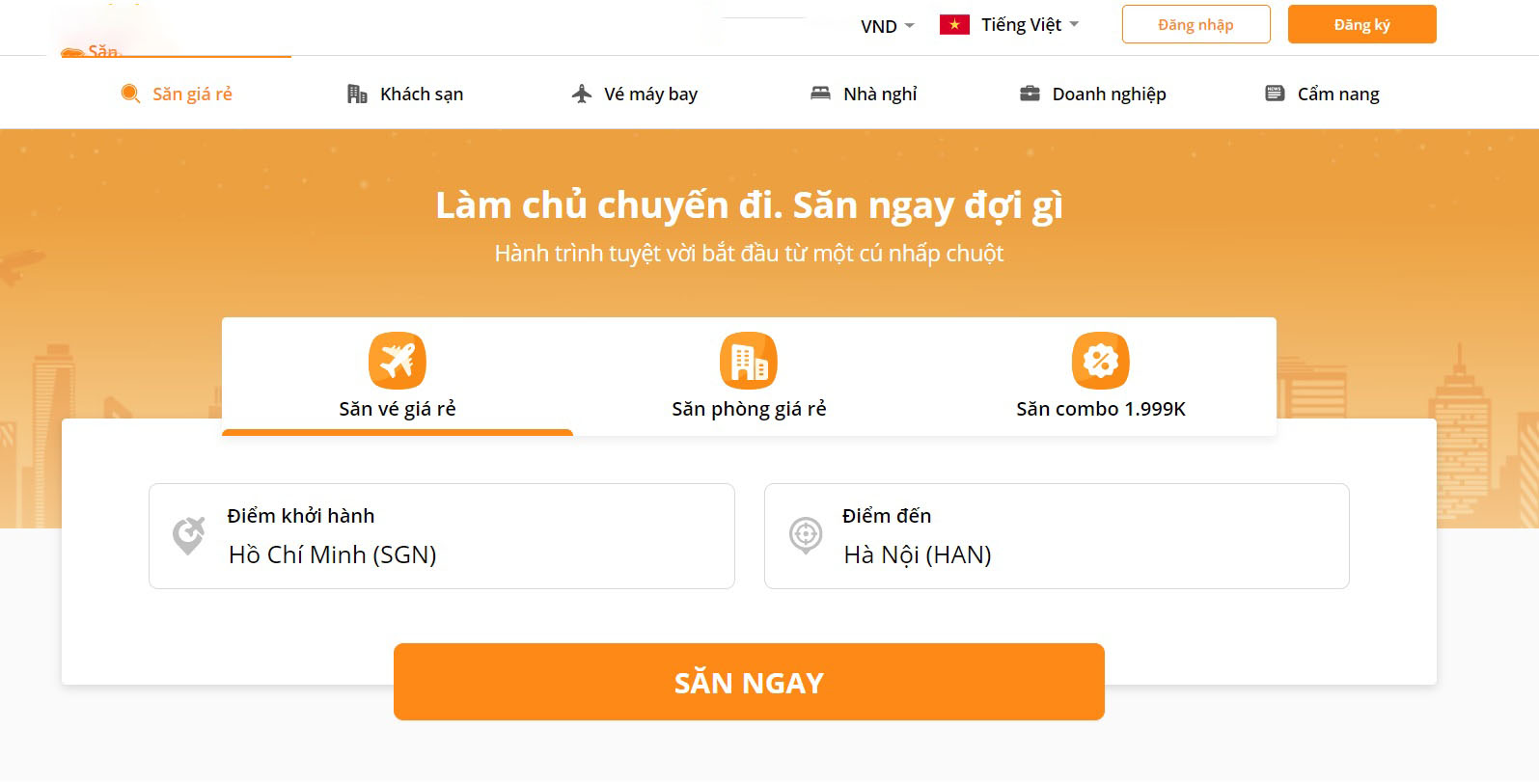 Săn vé máy bay giá rẻ 0 đồng Thường xuyên cập nhật chương trình khuyến mãi của các hãng hàng không để săn vé giá rẻ