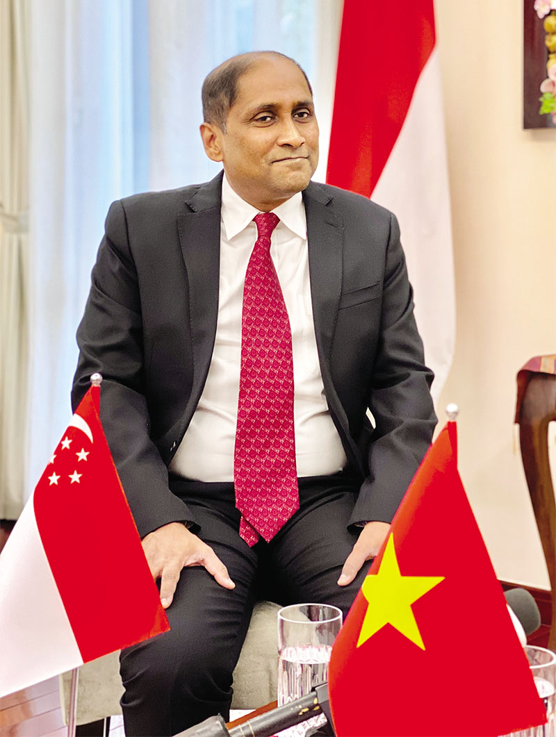 Mr. Jaya Ratnam is the Ambassador of Singapore to Vietnam