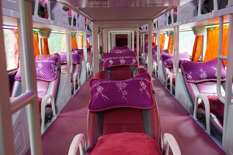 Sapa to Ha Long Bay sleeper bus from Sapa to Ha Long Bay