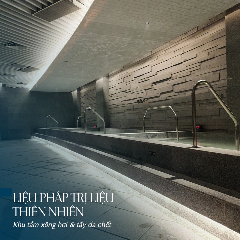 Tắm xông hơi tại Aquafield Nha Trang