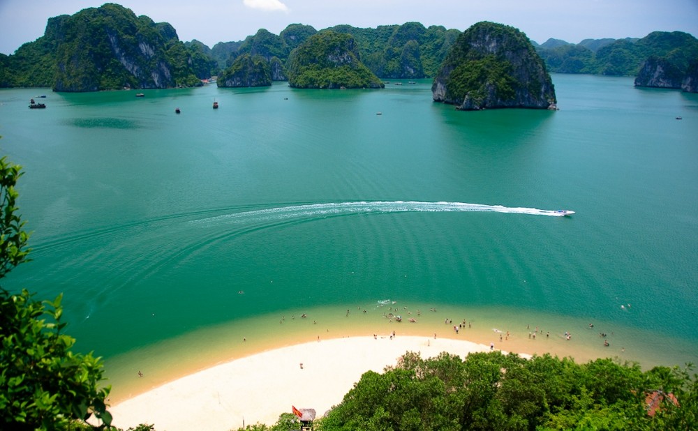 Titop Beach in Halong Bay
