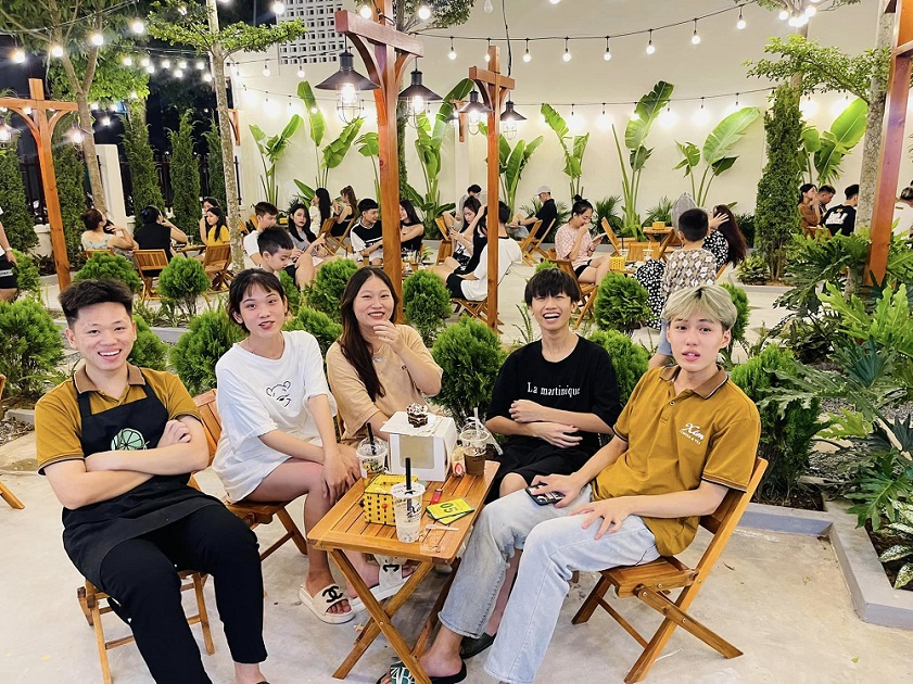 Trà chanh 1986 có không gian trẻ trung, tươi mới