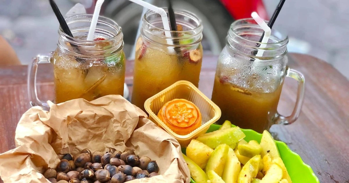 Trà cúc Hải Phòng Thưởng thức trà cúc cùng hạt dẻ