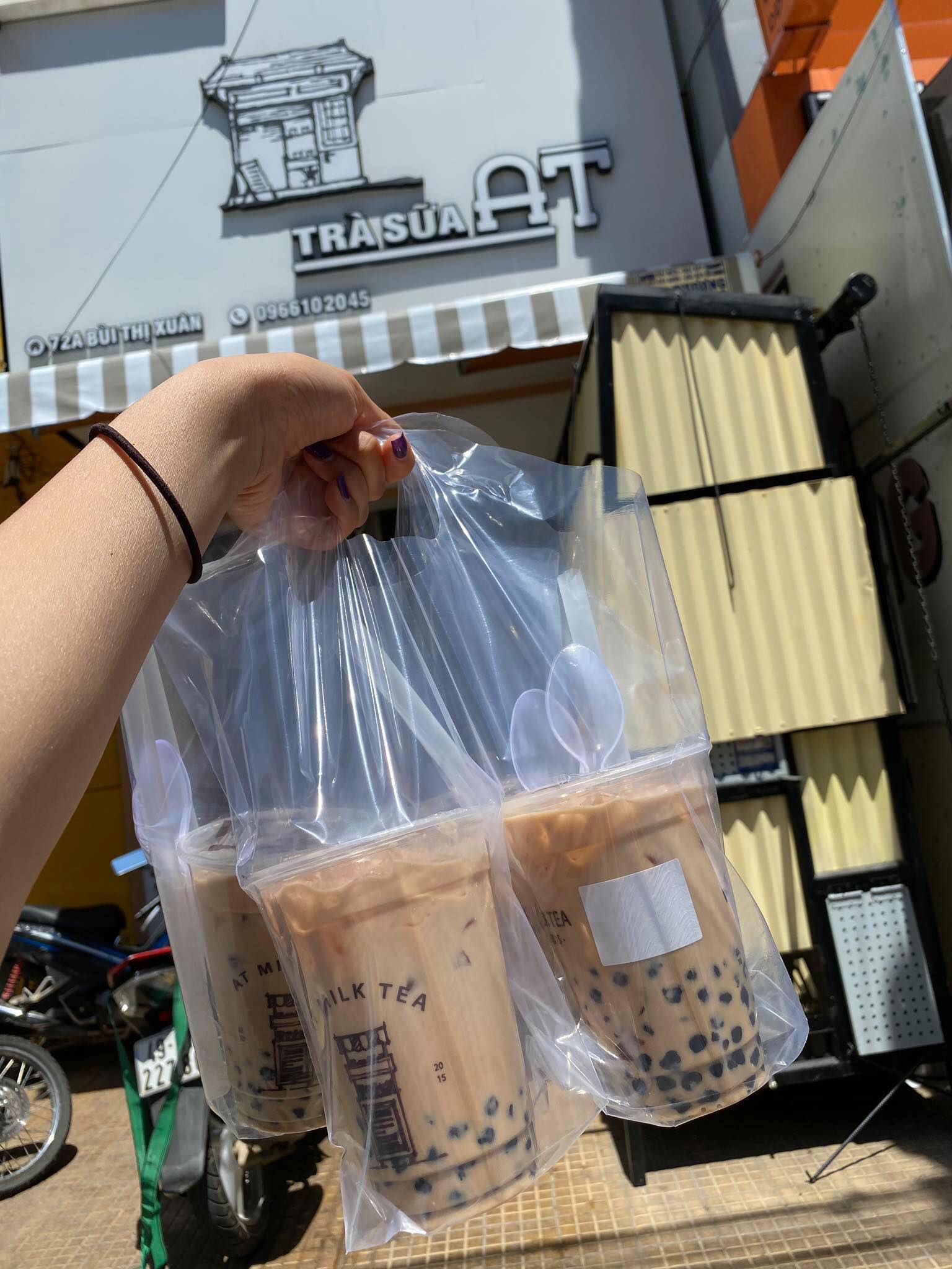 trà sữa Đà Lạt Trà sữa AT Bùi Thị Xuân Đà Lạt chinh phục thực khách qua những ly trà sữa thơm ngon