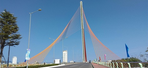 Tran Thi Ly Bridge: A notable concrete cable-stayed bridge in Da Nang