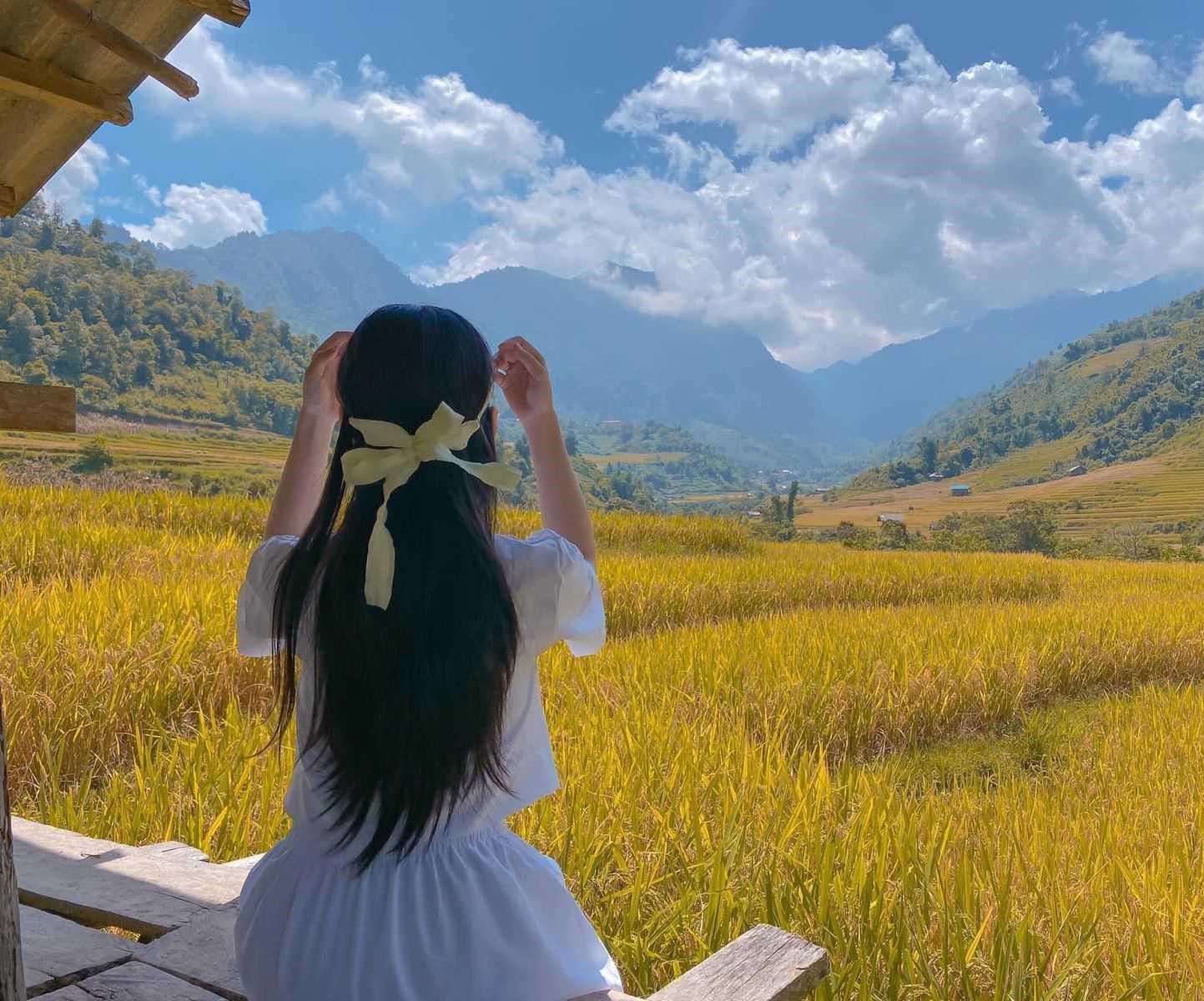 Trang phục tham quan Sa Pa mùa lúa chín