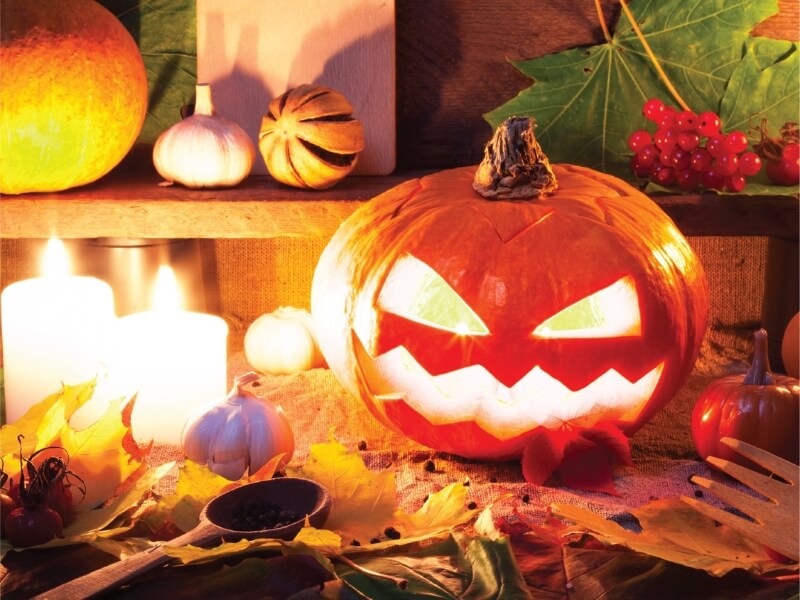 Bí ngô là một biểu tượng đặc trưng của Halloween