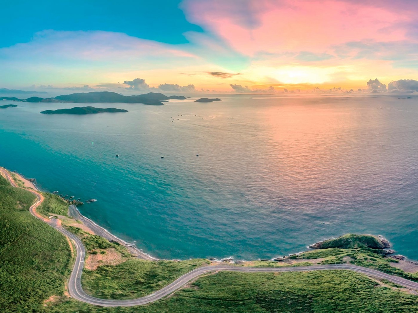 Wandering along the coastal roads of Cam Ranh Bay is a delightful adventure