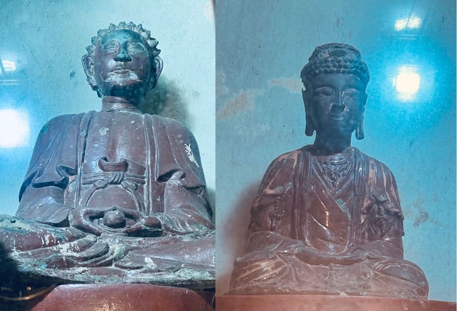 tượng phật tại chùa Hương Tích