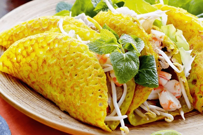 Bánh xèo món bánh nổi tiếng ở Đà Nẵng