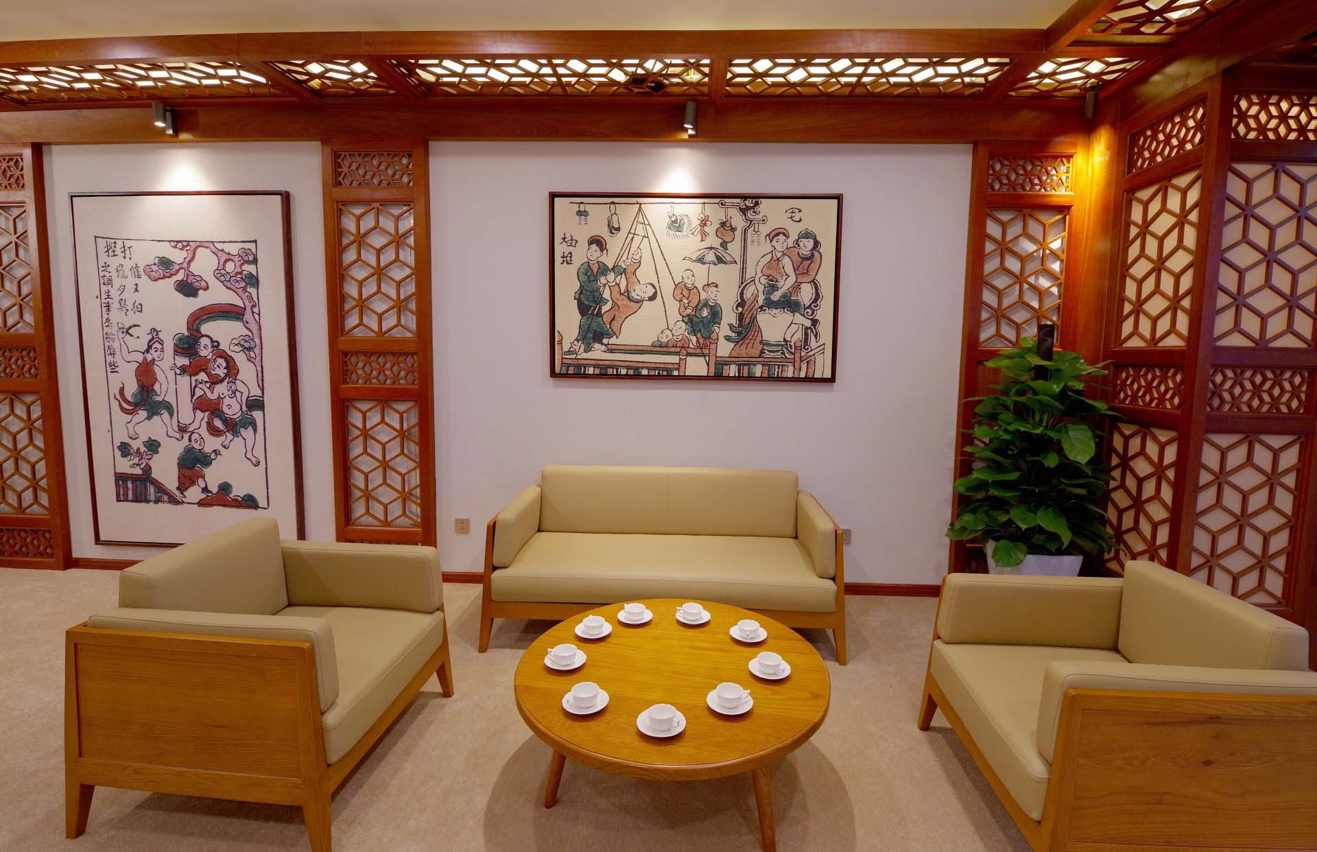 Vé thương gia Vietnam Airlines Phòng khách Bông Sen được thiết kế sang trọng, tiện nghi