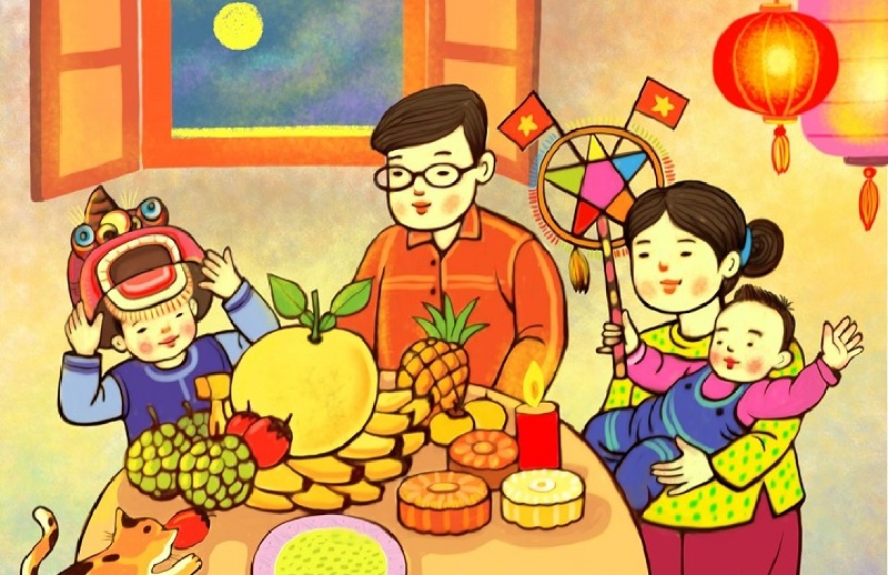 Xem ngay những Tranh vẽ trung thu Với những màu sắc đầy sáng tạo #48 Xem ngay những Tranh vẽ trung thu Với những màu sắc đầy sáng tạo