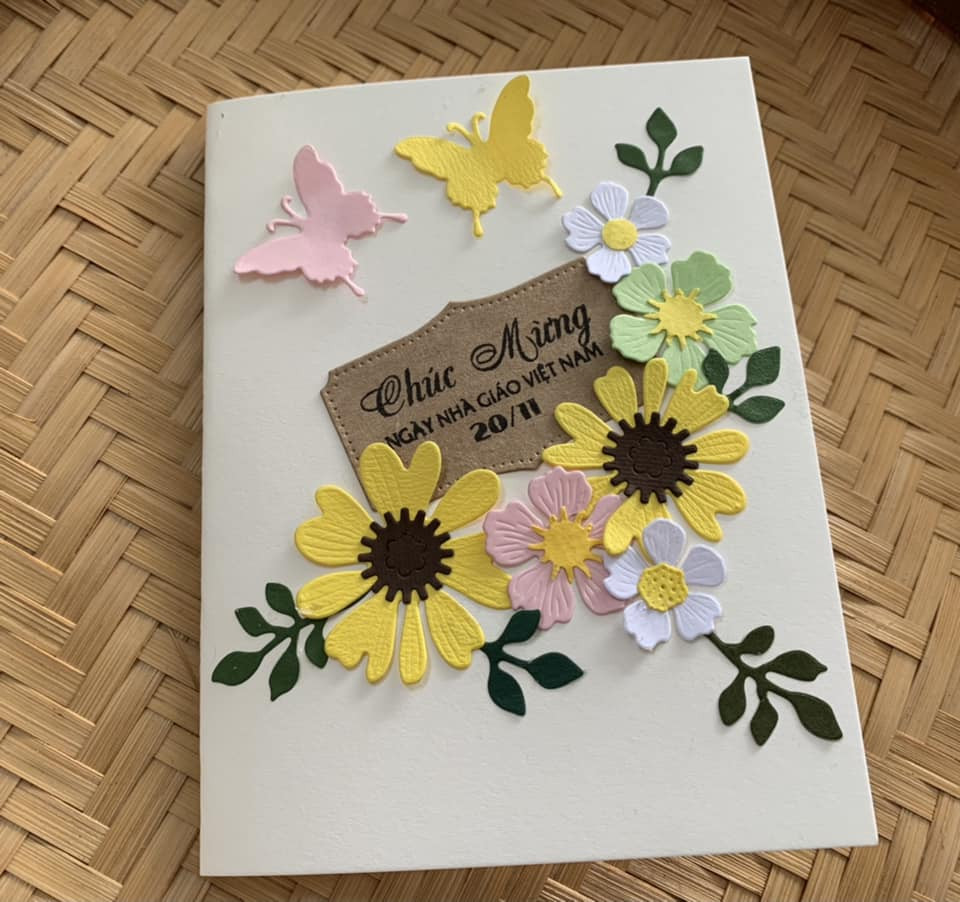 Vietnamese Teacher's Day Handmade cards for educators on Vietnamese Teacher’s Day