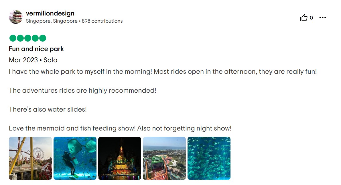 Reviews of VinWonders Phu Quoc