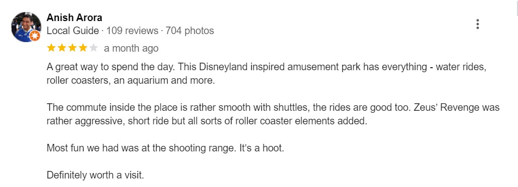 Reviews of VinWonders Phu Quoc