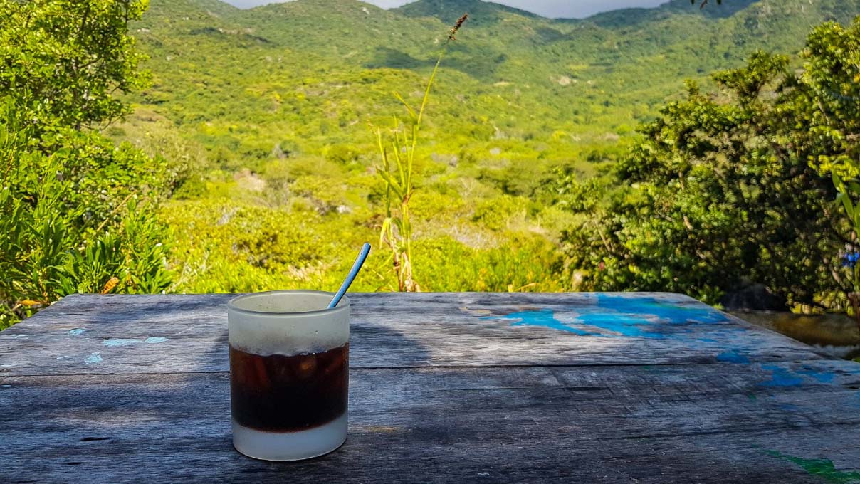 vườn nho Thái An Thưởng thức ly cafe và ngắm cảnh thiên nhiên