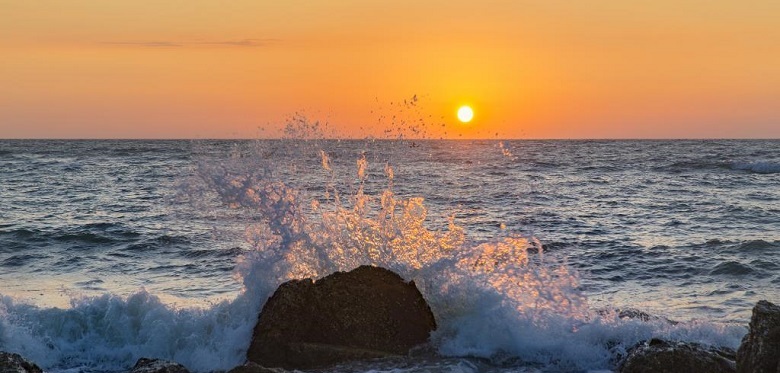 Cảnh hoàng hôn đẹp đến nao lòng