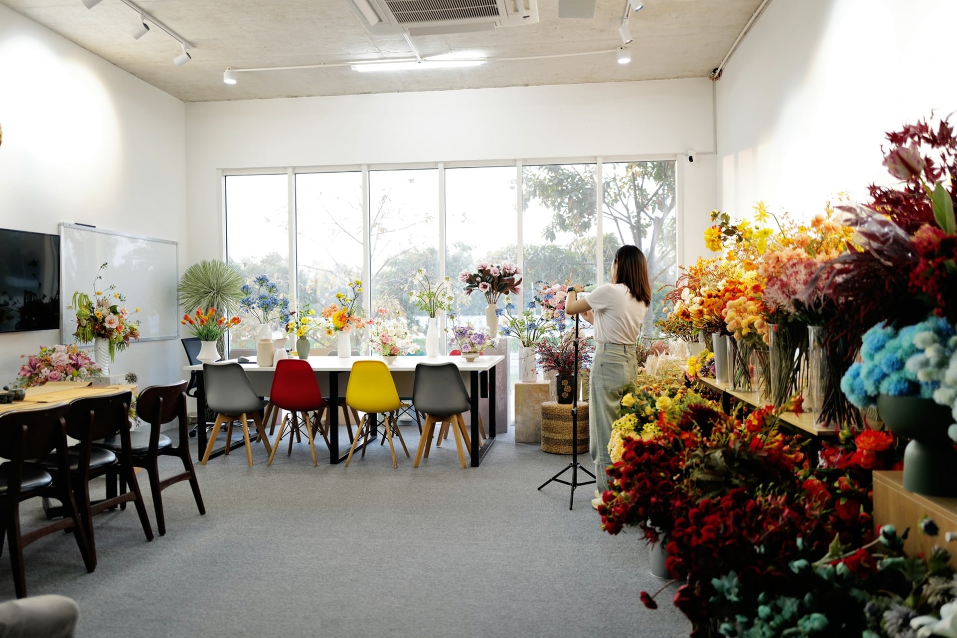 Workshop cắm hoa TPHCM