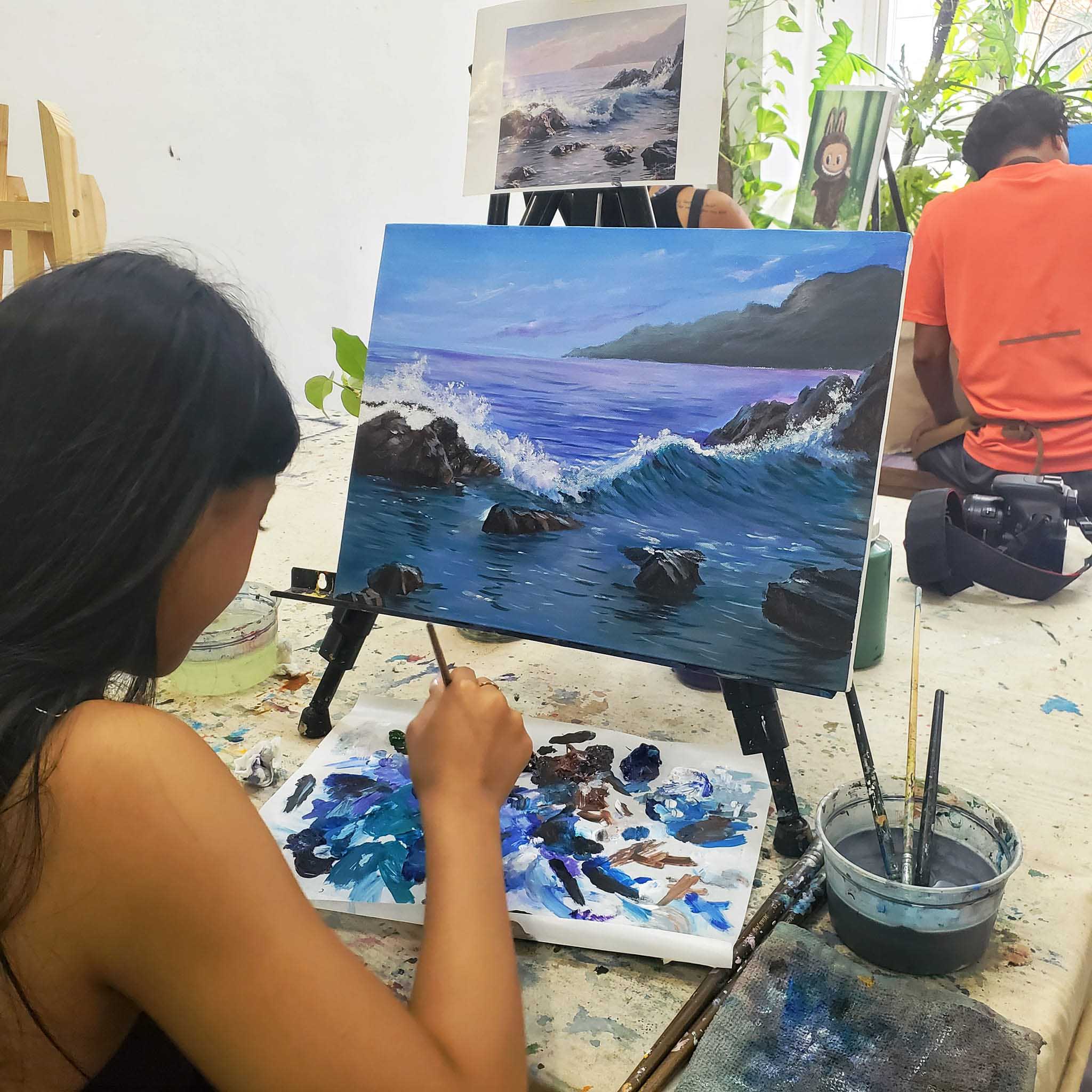 Workshop vẽ tranh Topitoday Studio