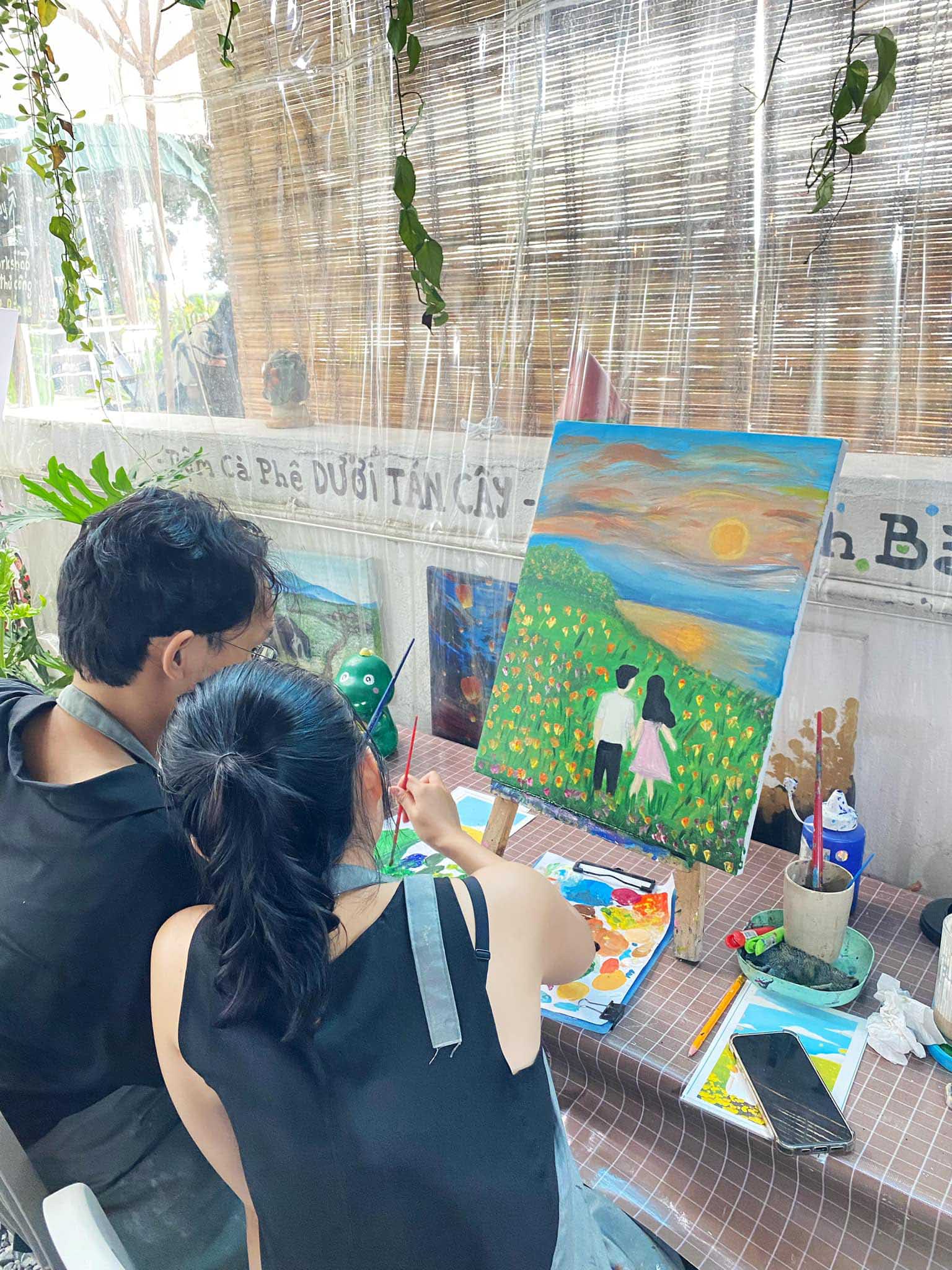 Workshop vẽ tranh Tiệm Tranh Bắp Vẽ