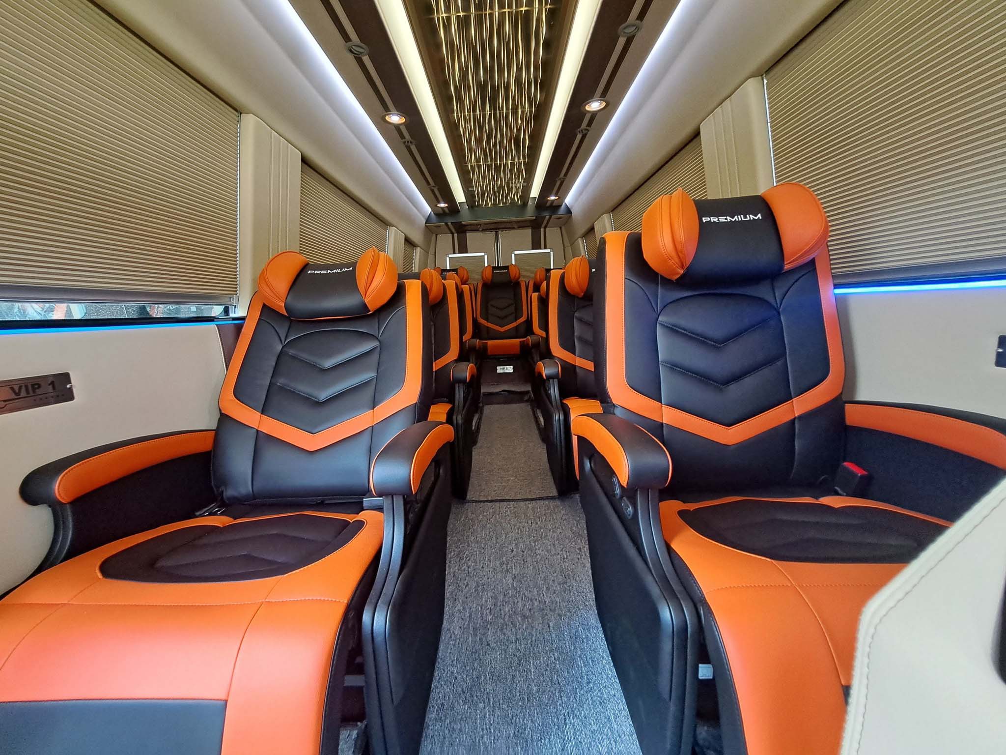 Các nhà xe đi Kon Tum có ghế ngồi êm ái, thoải mái