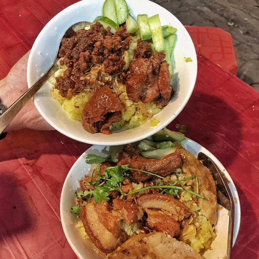 Xôi thịt kho Hà Nội Ăn mãi vẫn thèm với bát xôi xéo thịt kho ngon trứ danh quận Đống Đa