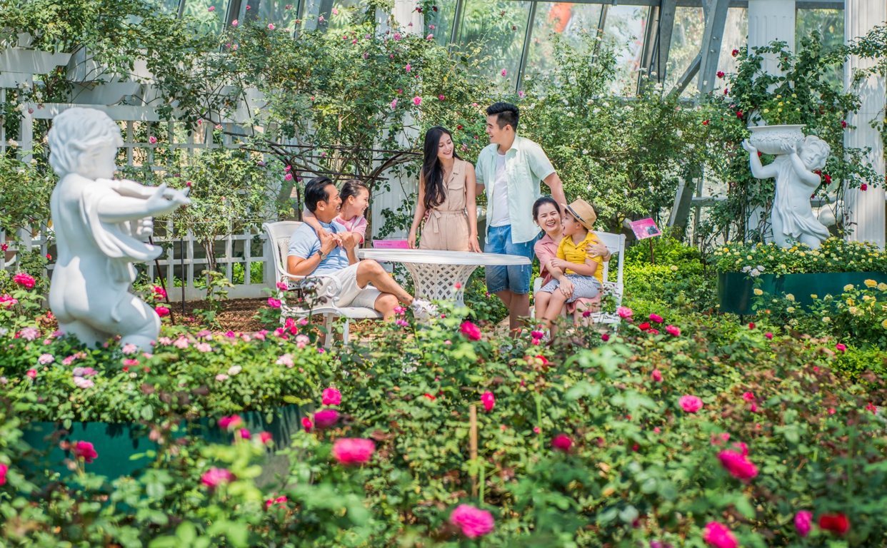 Vườn hoa tại VinWonders